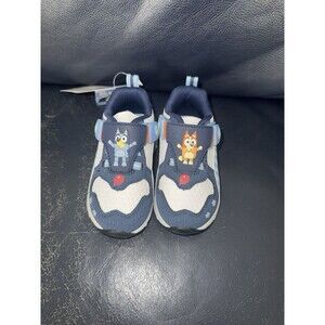 Ground Up Bluey Athletic Shoes Boys Size 6 Blue White Sneakers ECBY5251KO